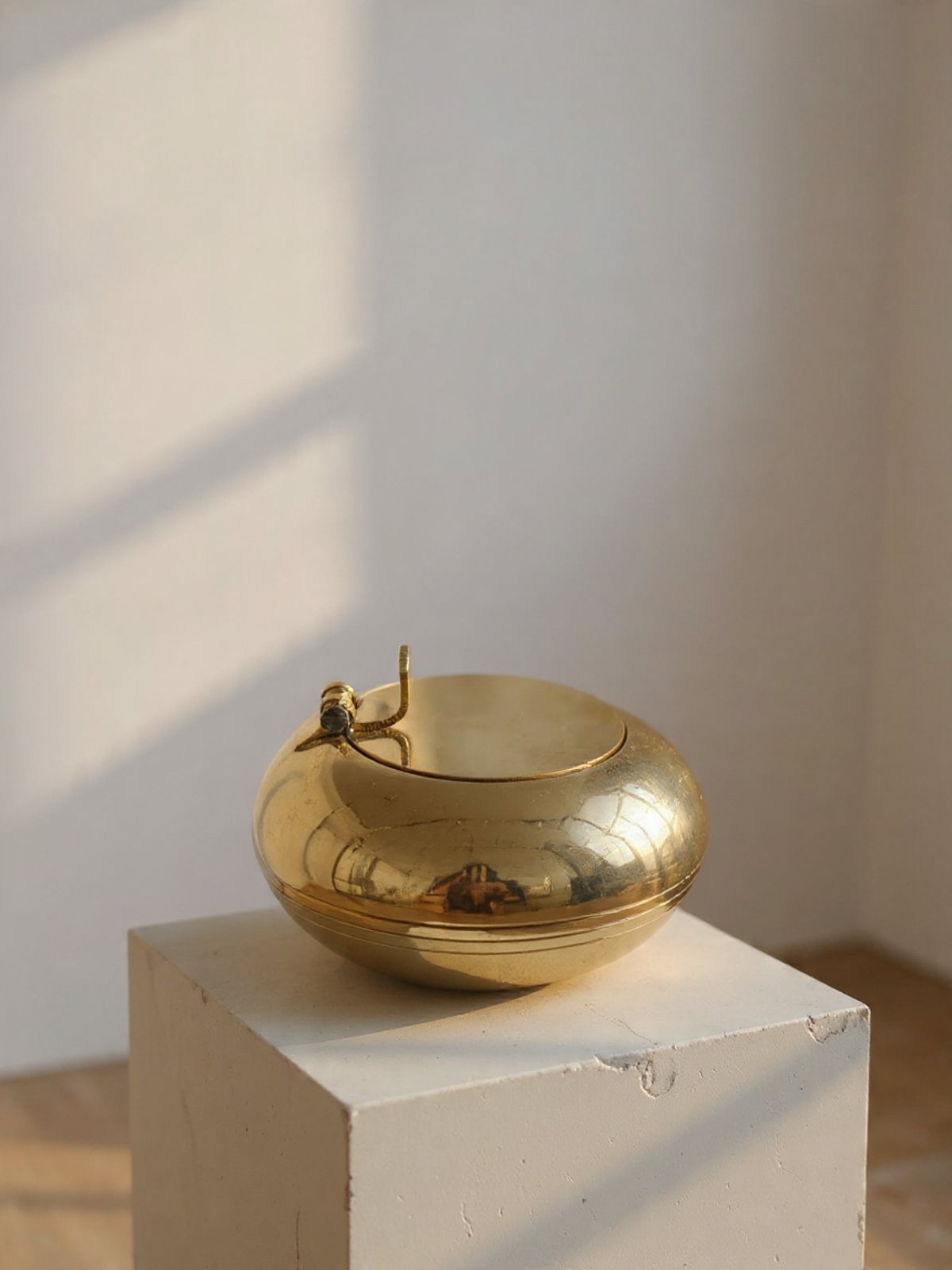 Classic Gold Brass Ash Tray – Everyday Essential